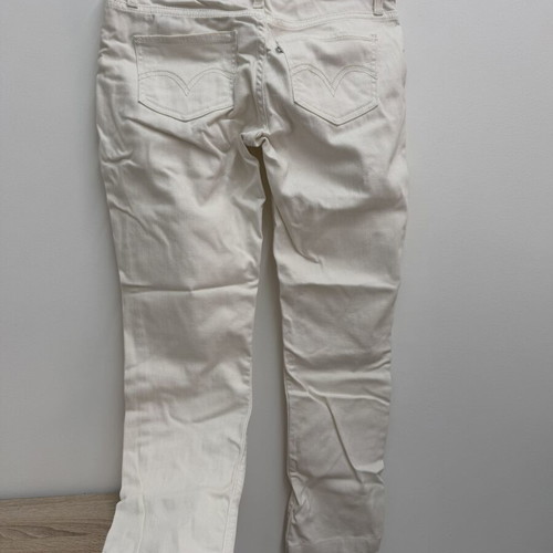 Levi's white women's jeans used, size M 38 10, altered length