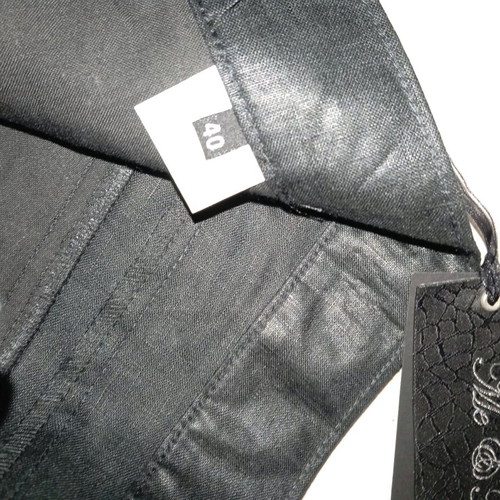Linen pants new, black, size M 38 10, straight cut with pockets