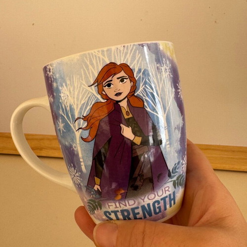 Anna Frozen cloth doll like new with free mug