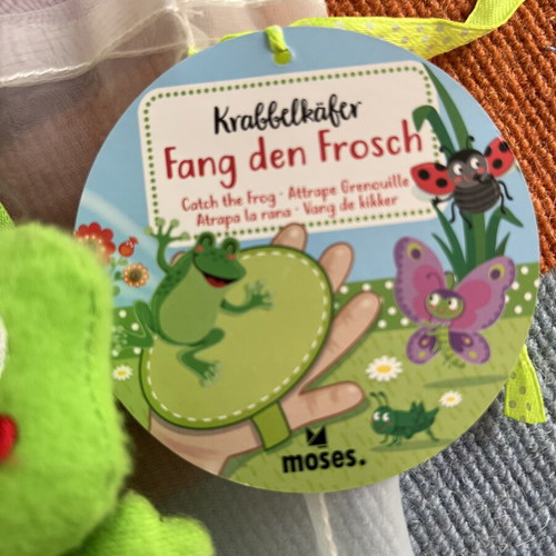 Krabbelkäler Catch the Frog Moses toy like new