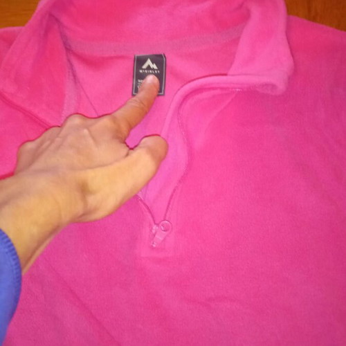 Mc Kinley fleece pink like new, teen size