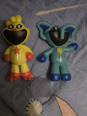 Φιγούρες Knockoff Poppy Playtime Bubba Bubbaphant και Kickinchicken μεταχειρισμένες