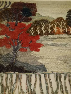 Decorative wall tapestry like new
