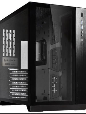 Lian Li PC-011 Dynamic Black case used without front glass