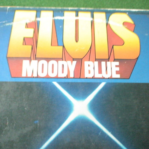 Elvis Presley Moody Blue vinyl used, rock