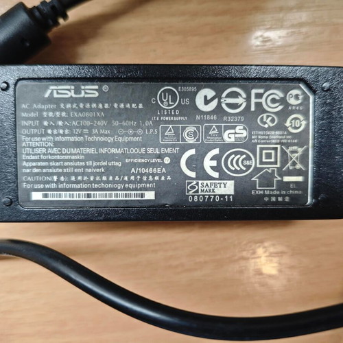 Asus EXA0801XA 12V 3A Power Adapter used