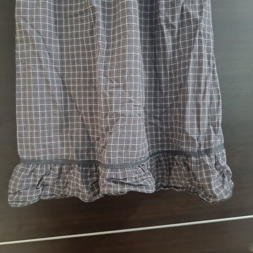 Oysho checkered nightdress like new, lace detail, size S