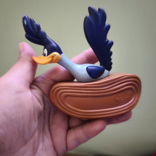 Road Runner collectible figure used, Looney Tunes Space Jam 2010