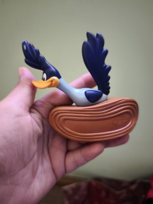 Road Runner collectible figure used, Looney Tunes Space Jam 2010