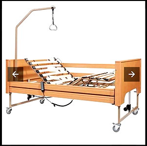 Ηλεκτρικό νοσοκομειακό κρεβάτι και αναπηρικό αμαξίδιο