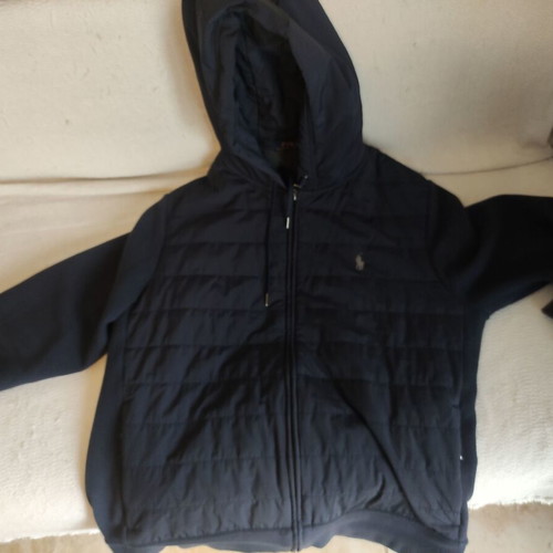 Polo Ralph Lauren jacket like new, size Large, gray and blue