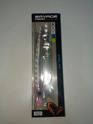 Savage Gear Barra Jerk τεχνητό δόλωμα 29γρ βυθιζόμενο UV glow