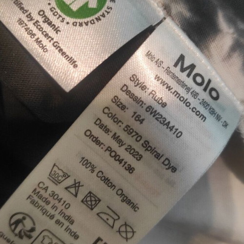 Molo Organic Cotton Sweatshirt Size 164 Unisex