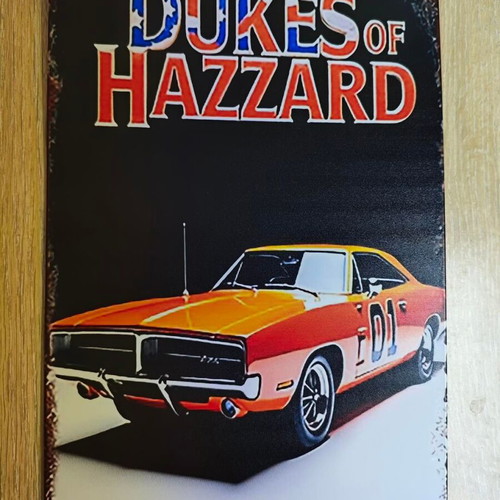Metal decorative sign Dukes of Hazzard General Lee 01 like new