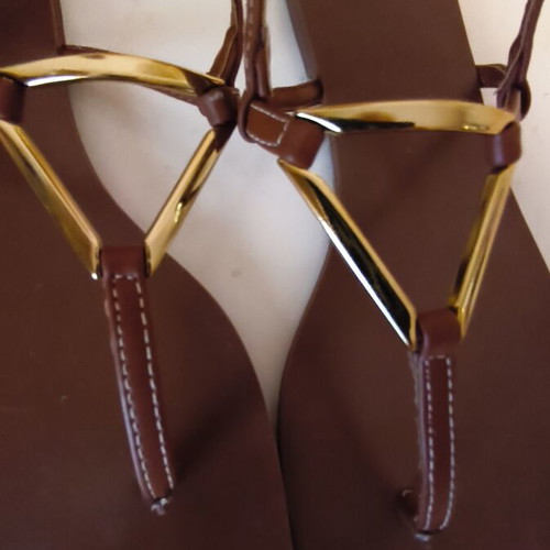 Parfois women's sandals used, brown size 39