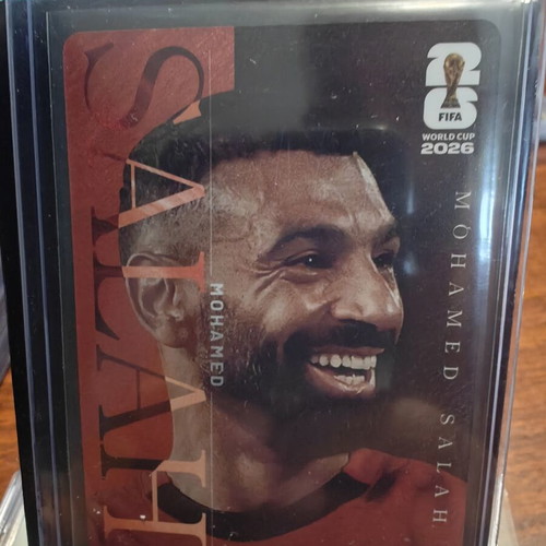 Mohamed Salah 2026 Panini FIFA World Cup Legends SSP Red Parallel trading card