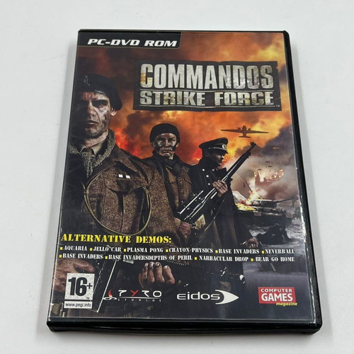 Commandos Strike Force PC DVD-ROM used WWII tactical shooter