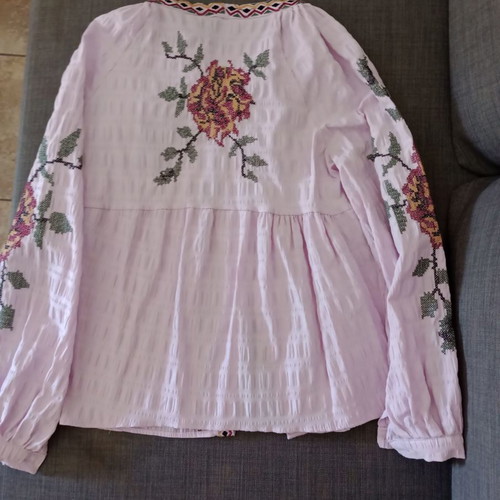 Kate London women's jacket used, pink, cotton