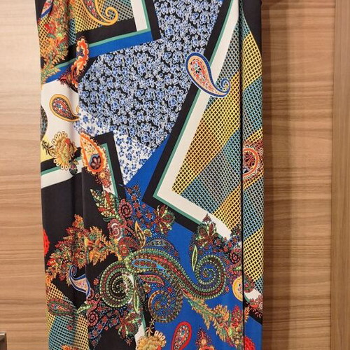 Dina printed jersey dress like new, size 2XL