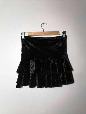 Exception skirt used, velvet, size S