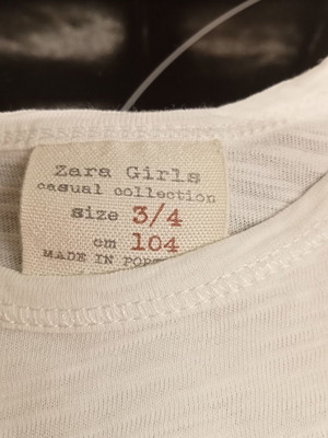 Μπλούζα Zara για κορίτσι 3/4 χρόνων-104 εκ.