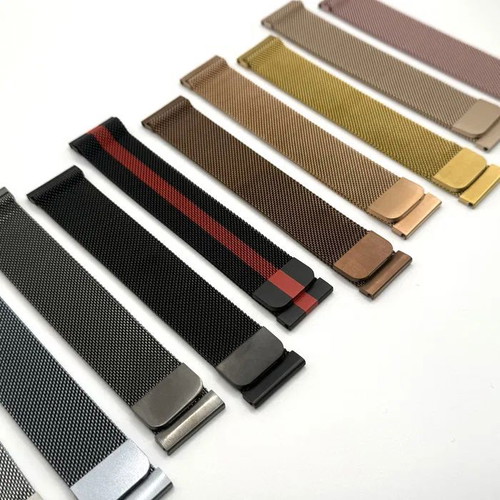 Metal Magnetic Milanese Loop Bands for Smartwatches, New