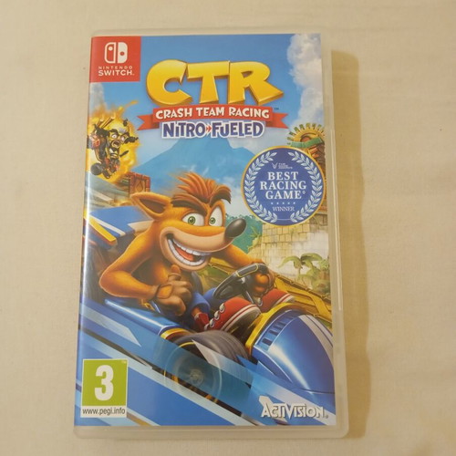 Crash Team Racing Nitro Fueled Nintendo Switch game, like new