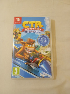 Crash Team Racing Nitro Fueled Nintendo Switch game, like new