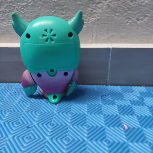 Plastic owl figure like new, colorful