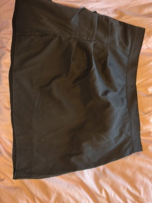 Shein skirt black short with slit XXL new