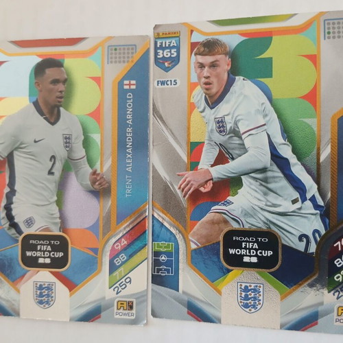 Panini Road to FIFA World Cup 2026 cards Cole Palmer and Trent Alexander-Arnold