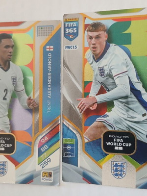 Panini Road to FIFA World Cup 2026 cards Cole Palmer and Trent Alexander-Arnold