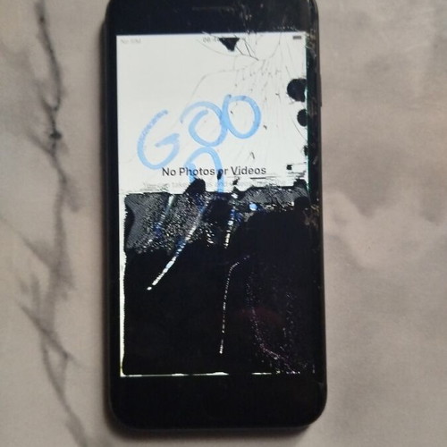iPhone 8 used, fully functional with SIM, needs new screen, charger included