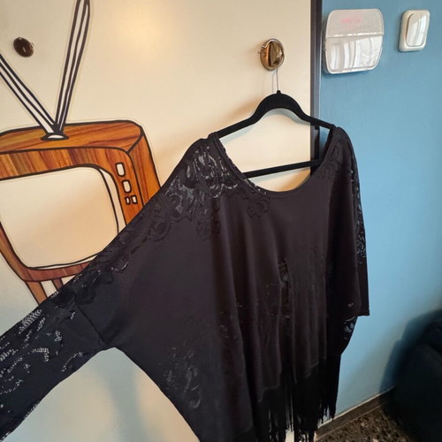 Nidodileda blouse dress with fringes new