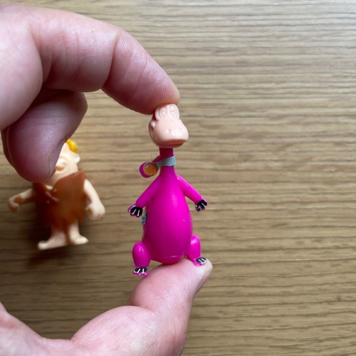 The Flintstones Kinder Surprise figures used, 2 pieces from 1994
