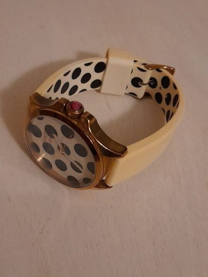Juicy Couture women's watch used with polka dots design