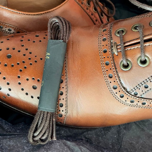 Massimo Dutti brown leather shoes size 43 like new
