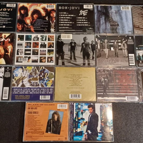 Bon Jovi discography 1986-2020 17 CDs used, rock