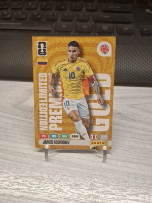 FIFA World Cup Adrenalyn 365 2026 James Rodriguez Premium Gold Limited Edition new
