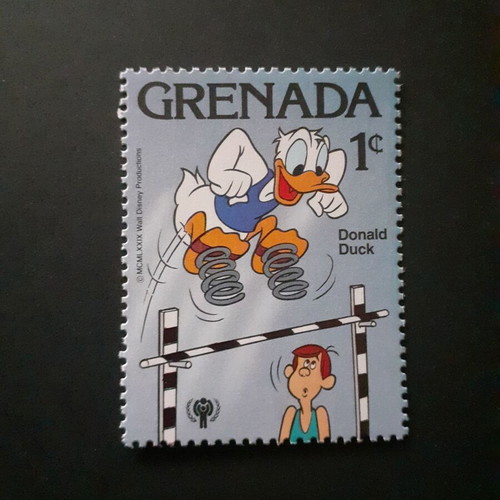 Disney Sport Mickey 1979 Stamp Set Mint from Grenada