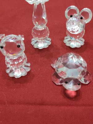Crystal animals used, very good condition