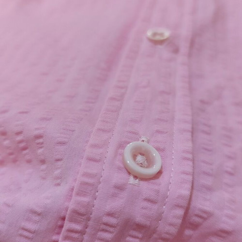 Eterna Pink Piqué Shirt like new, size M, 100% cotton