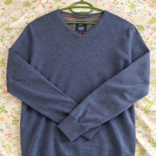 Tom Tailor men's sweater new, dark blue, size M/L