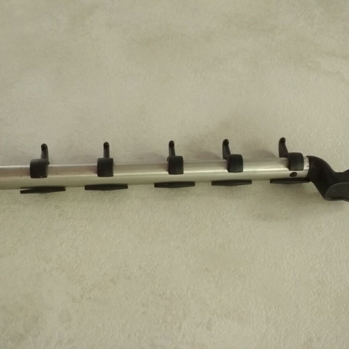 Brabantia kitchen rail like new, stainless steel with 12 hooks