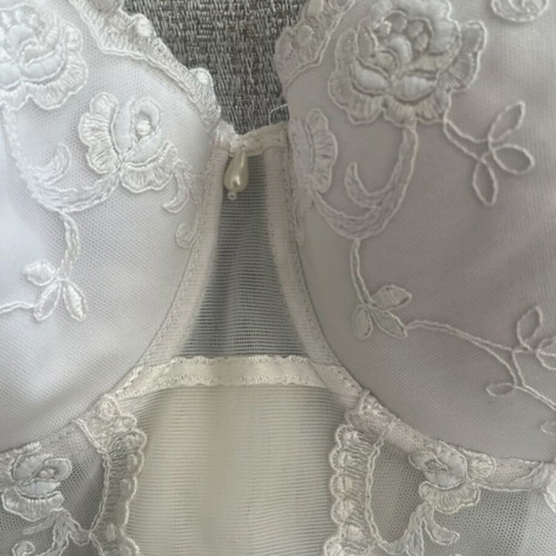 Luna Wedding White Lace Corset Bustier 80C