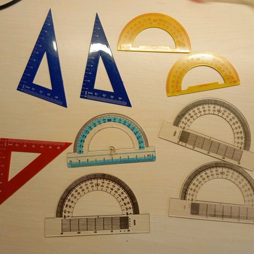 Geometric instruments new, intact