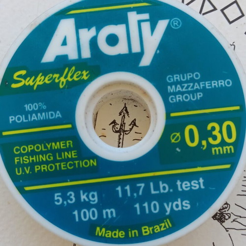 Araty Superflex copolymer fishing line 0.30 mm, 100 m