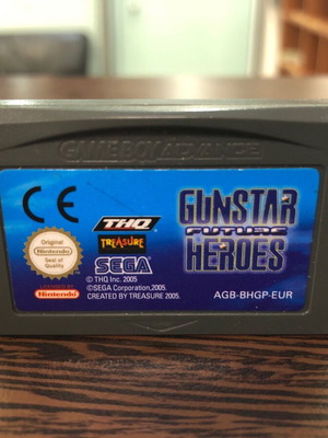 Gunstar Future Heroes Game Boy Advance cartridge used