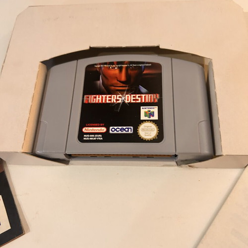 Fighters Destiny Nintendo 64 PAL game with box and manuals