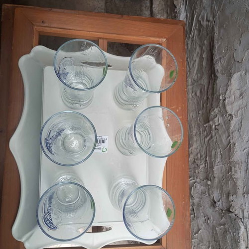 Glasses set of 6 new